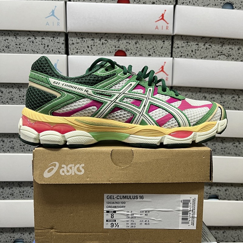 【TOP版】GEL-CUMULUS 16 36-47 1203A763-100绿白黄