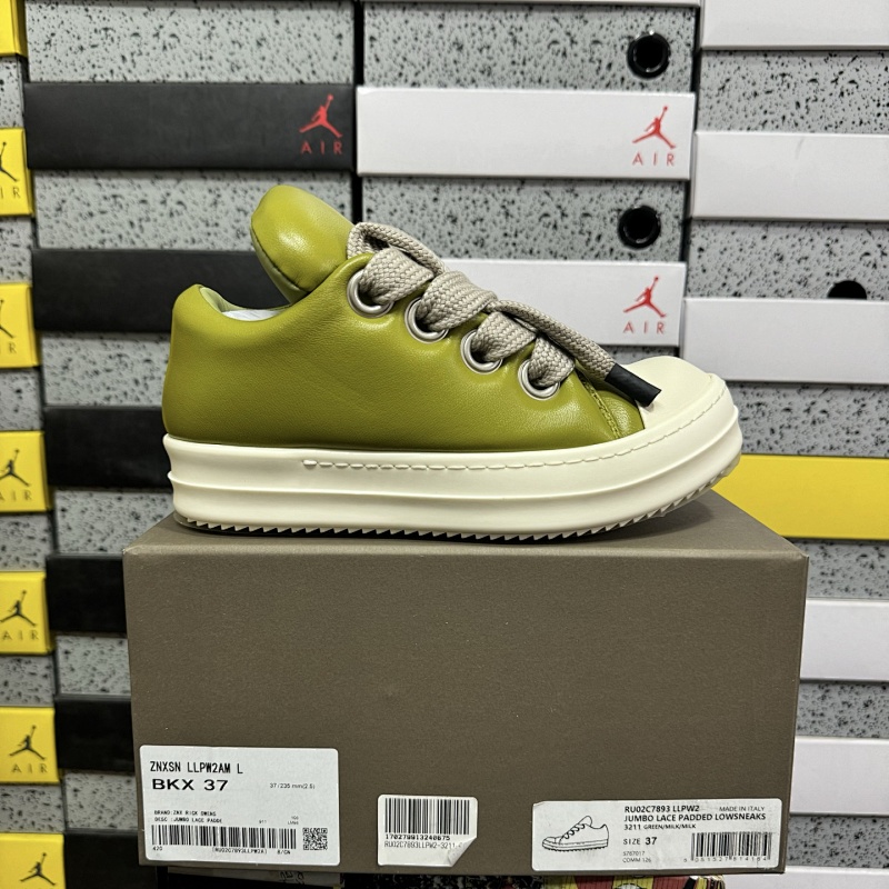 【GZ batch】RO / Rick Owens 瑞克·欧文斯（36-46）浅绿羊皮面包
