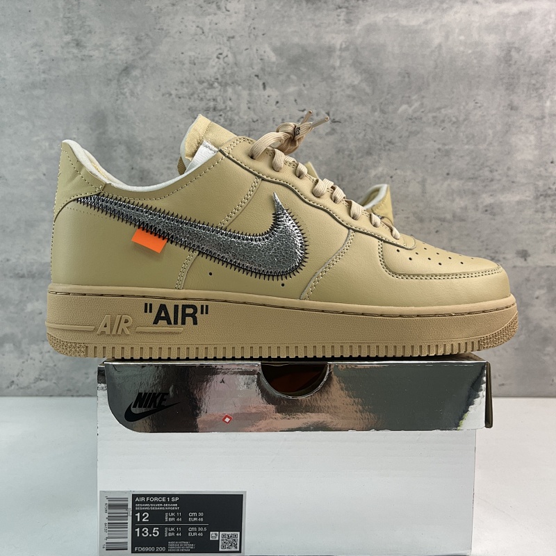 【TOP Batch】 OFF-WHITE x NK Air Force 1 Low 空军一号OWFD6900-200OWF 银黄