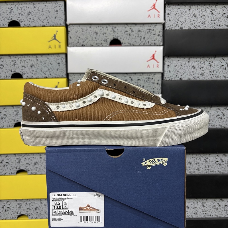 【GOAT Batch】Old Skool 36 35-45 VN000E8VFST 灰黄做旧珍珠