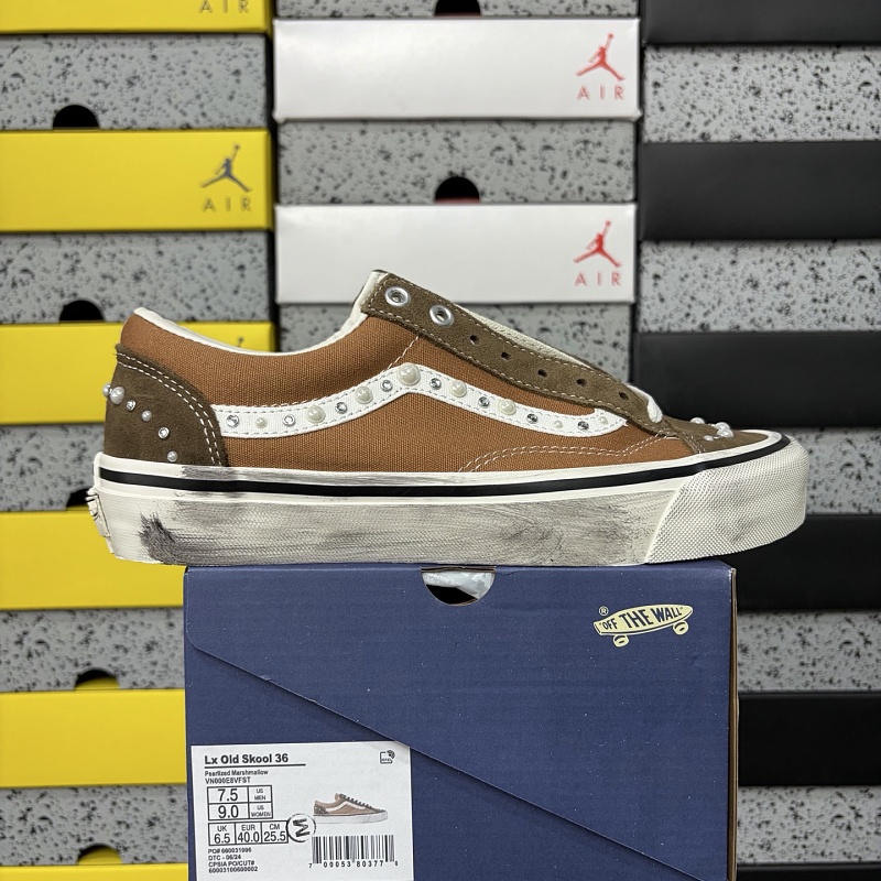 【MZ Batch】Old Skool 36 36-45 VN000E8VFST 灰黄做旧珍珠