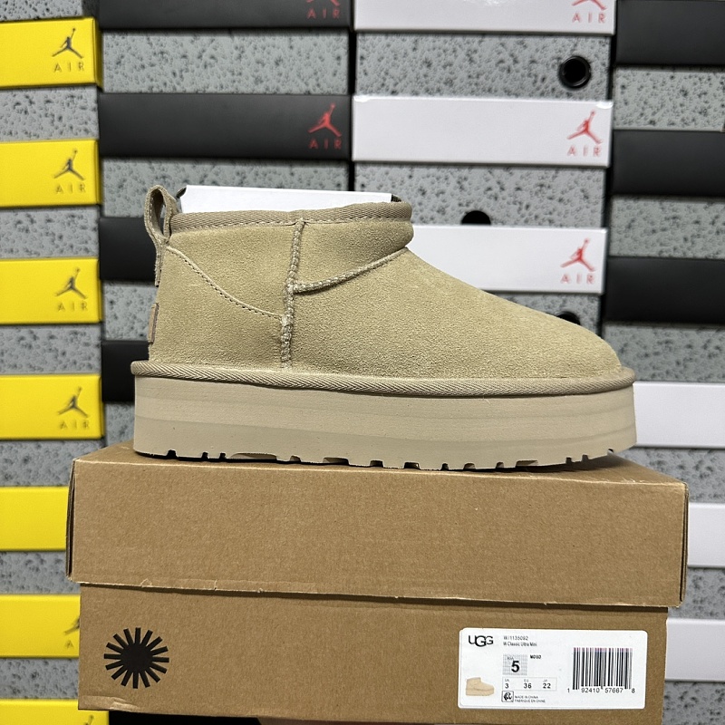 【TOP Batch】Snow boots 雪地靴 3cm周冬雨菜籽色-5092 35-40