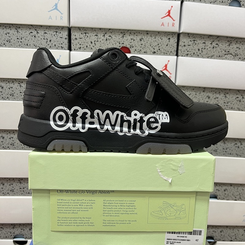【LS Batch】S OFF-WHITE Out Of Office OW 36-47 黑色白字母 41001