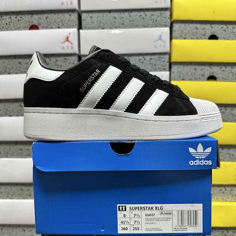 【BD Batch】AD Originals Superstar(35-45) ID4657 黑白底