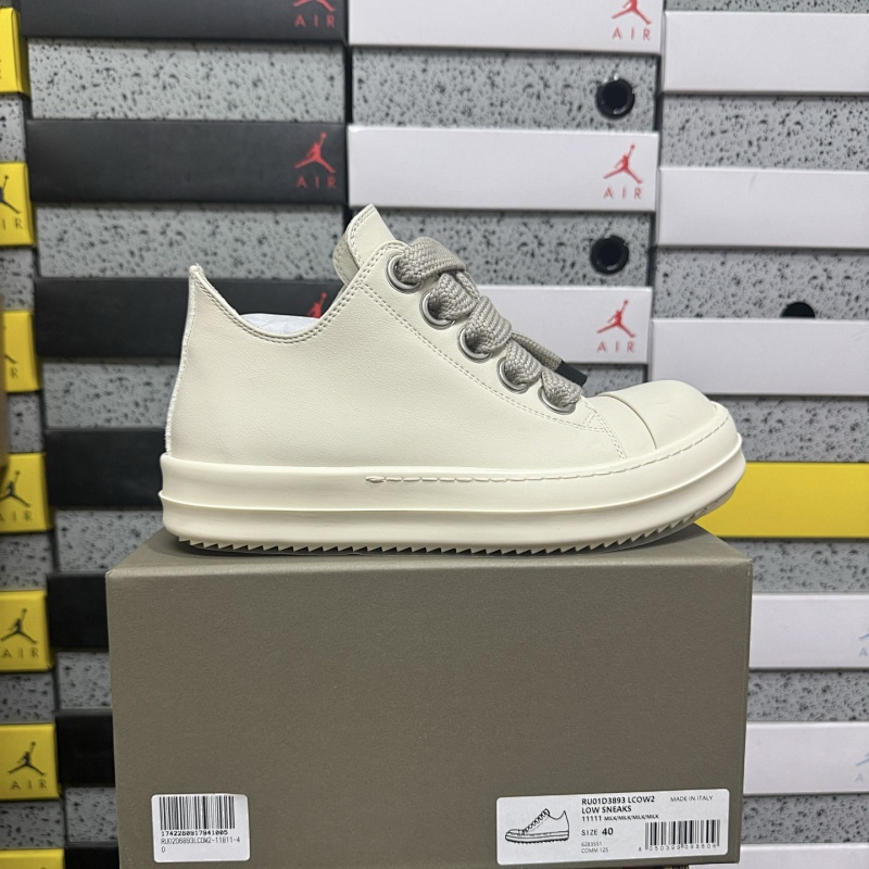 【GZ batch】RO / Rick Owens 瑞克·欧文斯（36-46）西瓜头粗鞋带