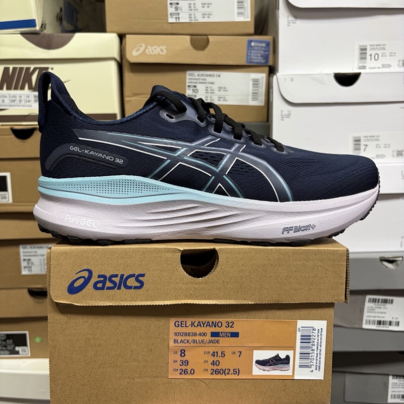 【TOP Batch】GEL-KAYANO 32 36-46 1012B838-400 黑蓝