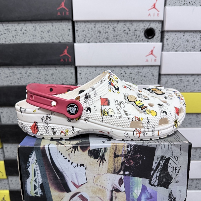 【XY版】Bape x Crocs Classic Clog Sandals M4-M11史努比