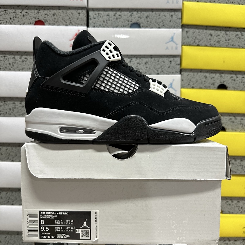 【BD Batch】Jordan 4 Retro Bred(40-47.5) FQ8138-001