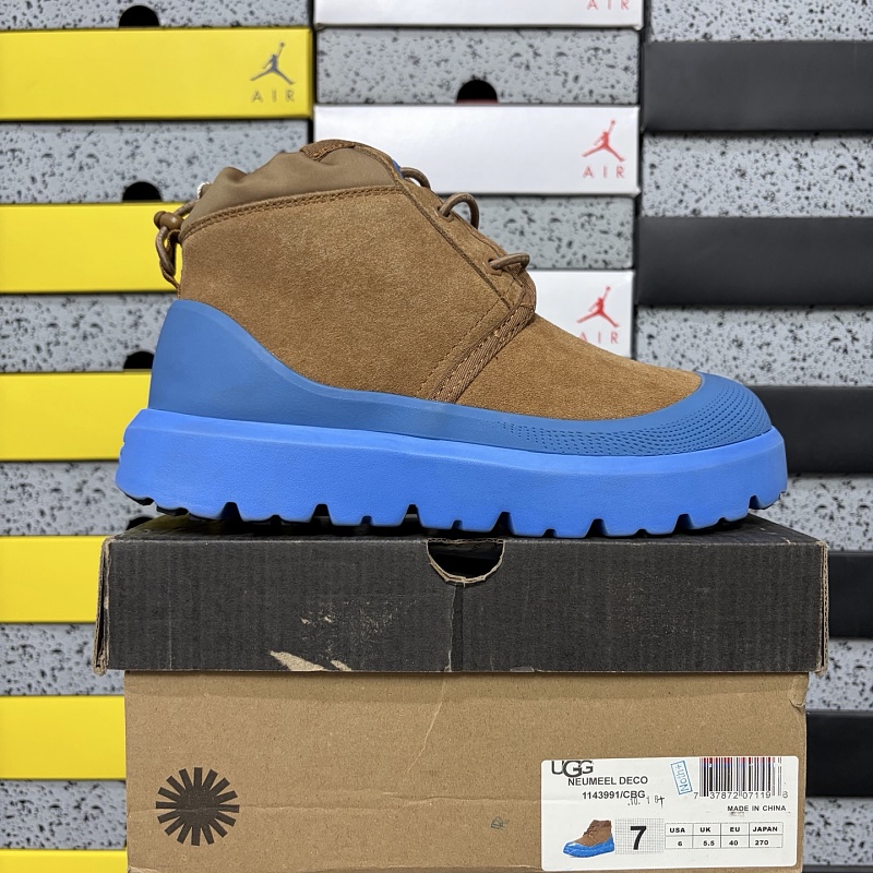 【YO Batch】Snow boots 雪地靴 纽姆中桶棕蓝色 1143991/CBG1 35-45
