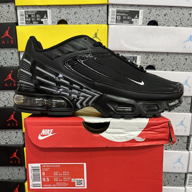 【BD Batch】Air MAX PLUS III 36-46 黑色白钩 DM3269-001