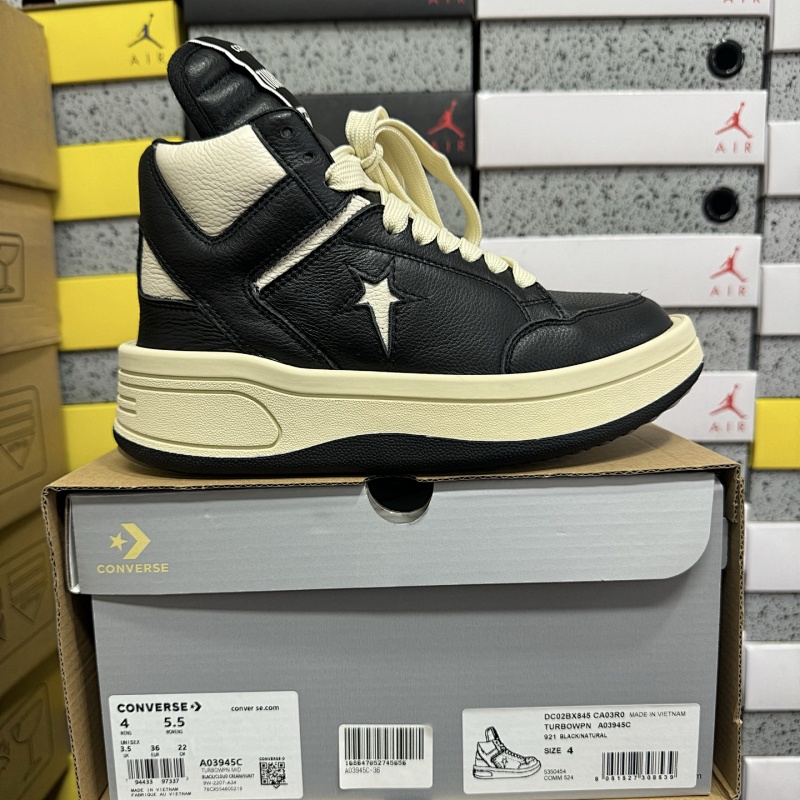 【GZ batch】RO / Rick Owens 瑞克·欧文斯（36-46）匡威黑白