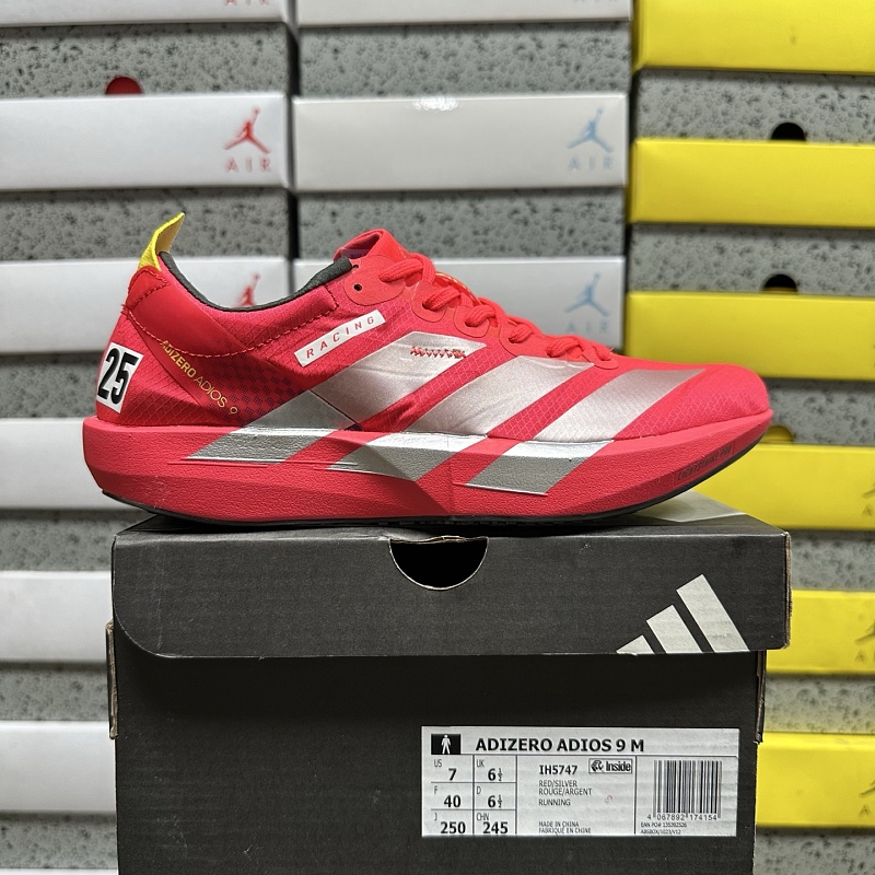【XY Batch】ADIZERO ADIOS 9 36-45 JH5747 红银