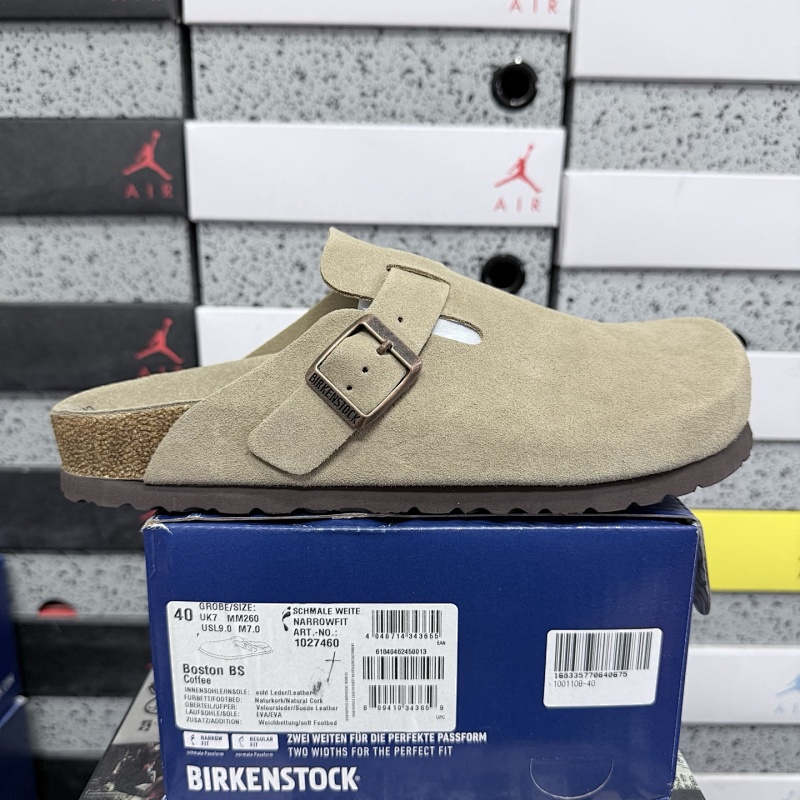 【东莞G版】博肯Birkenstock Naples Wrapped穆勒系列 BostonBS Coffee咖啡 35-45