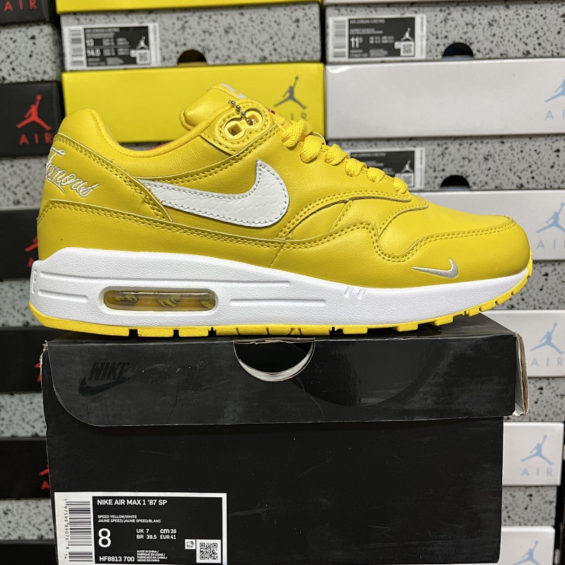 【GX2.0 Batch】Air Max 1 36-47.5 Supreme联名黄 HF8813-700