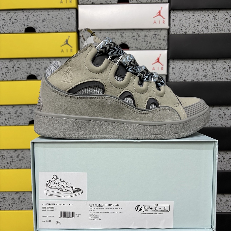 【OK Batch】36-46 浅灰黑灰编织鞋带 DRAG‑A23