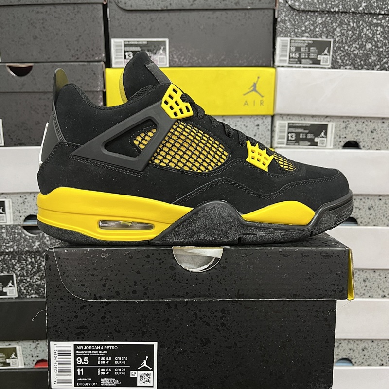 【X10 Batch】AJ4（40-47.5）黑黄雷公 DH6927-017