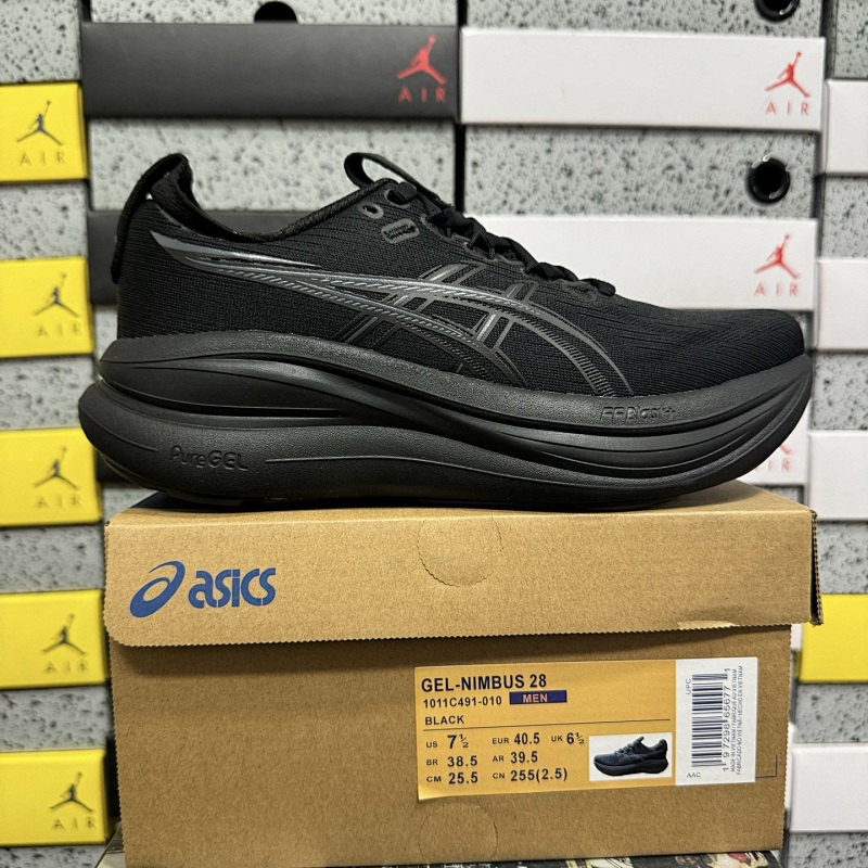 【TM版】 GEL-NIMBUS 28 1011C491-010 黑 36-47