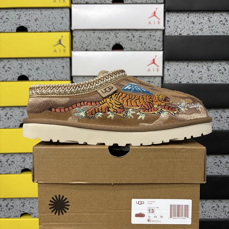 【TOP Batch】Snow boots 雪地靴 薄底民族风龙虎刺绣栗色-2553 36-45