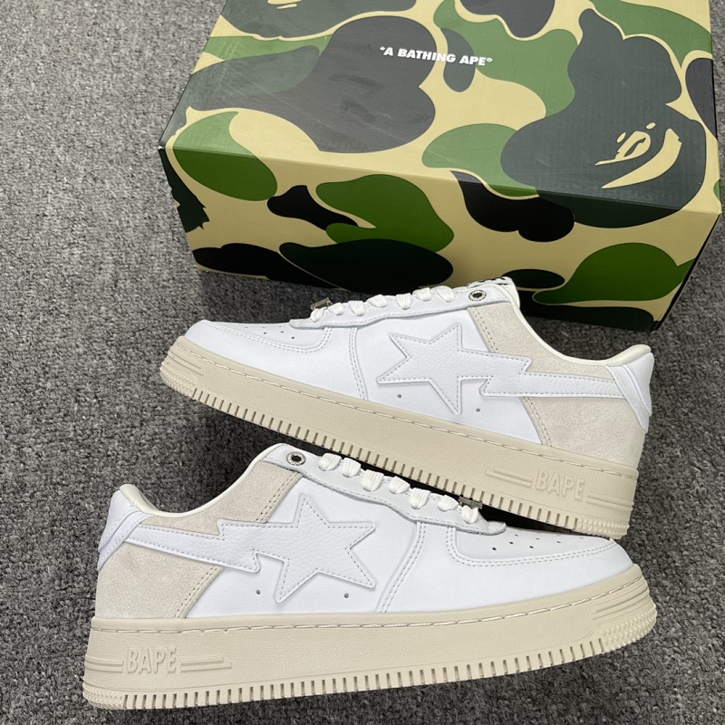 【C Batch】 Bape Sta 米白1G70-191-042