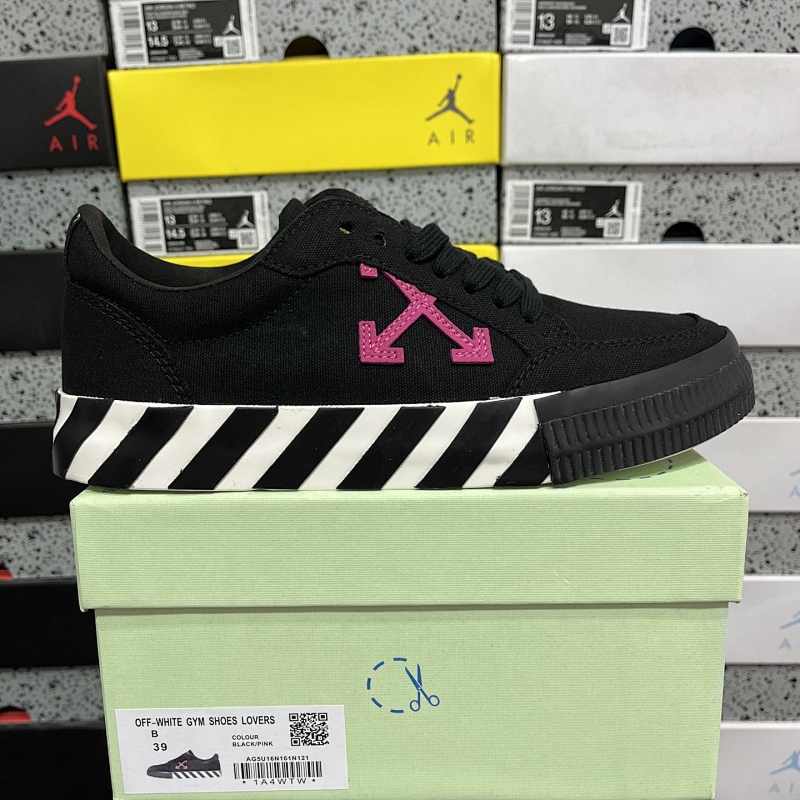 【LS Batch】Off-White c/o Virgil Abloh Vulc Low Top 36-47 黑白粉