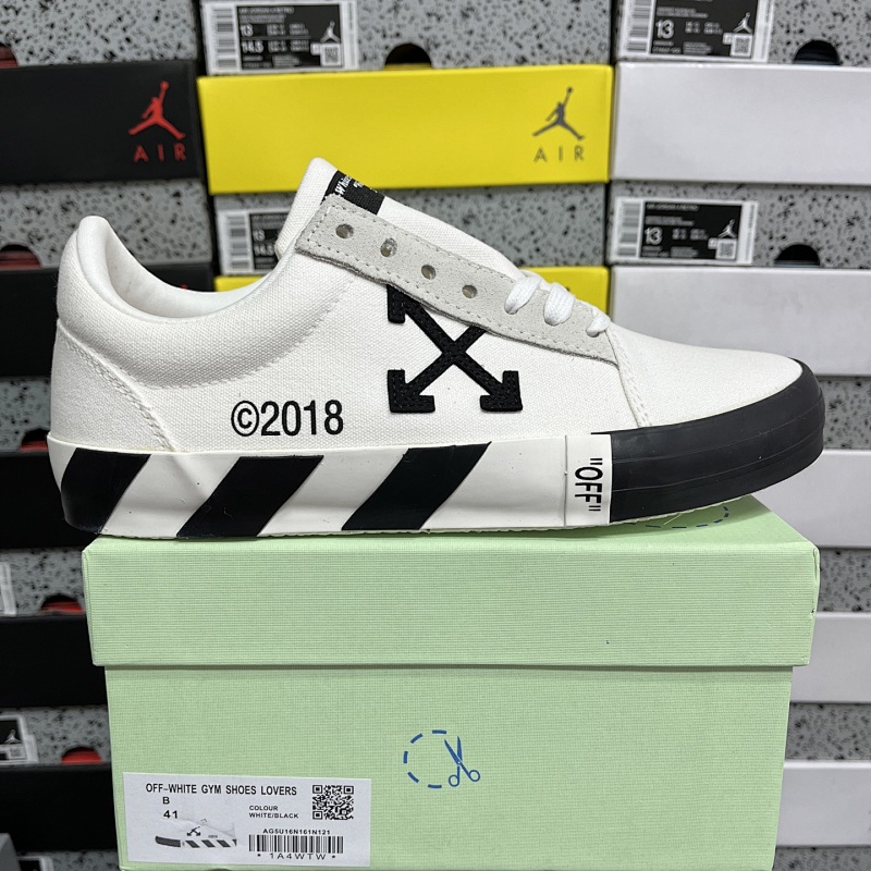 【LS Batch】Off-White c/o Virgil Abloh Vulc Low Top 36-47 白色