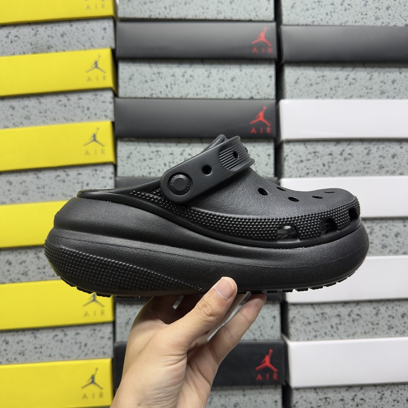 【H Batch】Crocs M3-M7 泡芙 黑色（偏大）