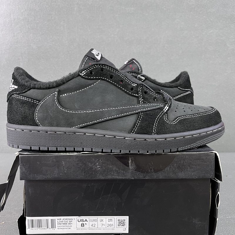 PK4.0 Travis Scott x Air Jordan AJ1 Low OG SP TS联名 DM7866-001