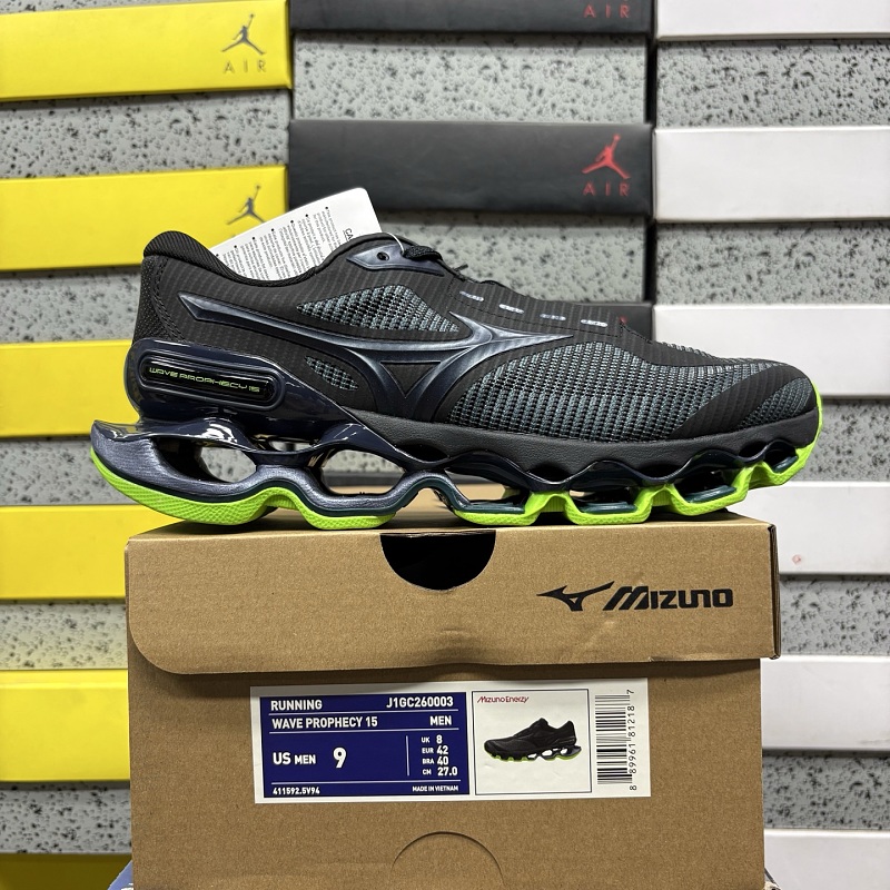 【KO Batch】WAVE PROPHECY 36-45 黑色/绿色 J1GC260003