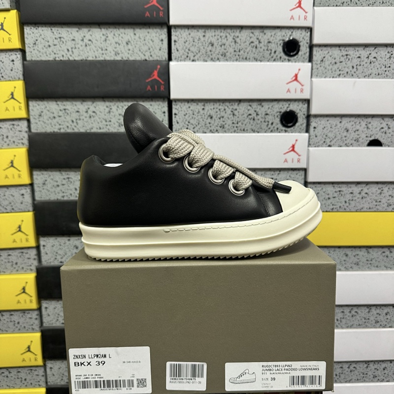 【GZ batch】RO / Rick Owens 瑞克·欧文斯（36-46）黑色羊皮面包