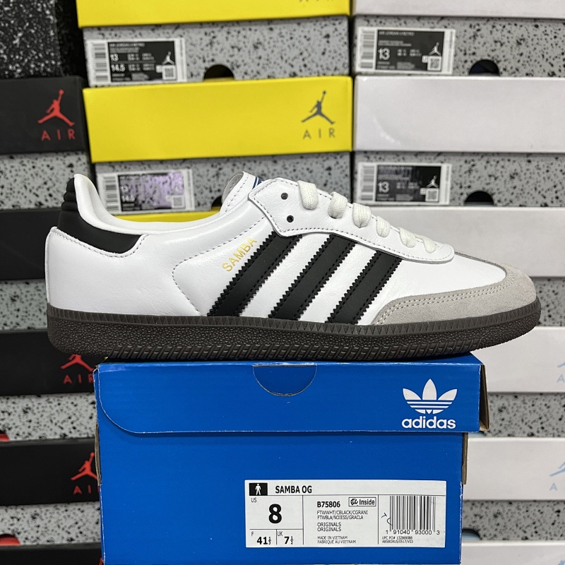 【XC Batch】 adidas Originals Samba(36-46) B75806黑白