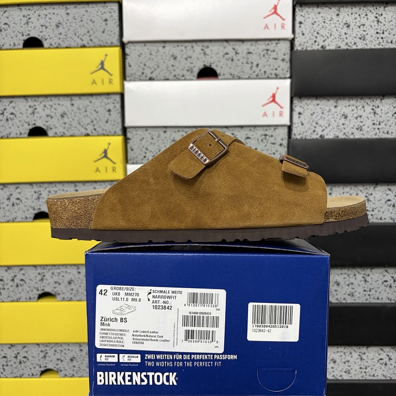 【东莞G版】博肯Birkenstock Naples Wrapped穆勒系列（35-45）巴黎世棕色
