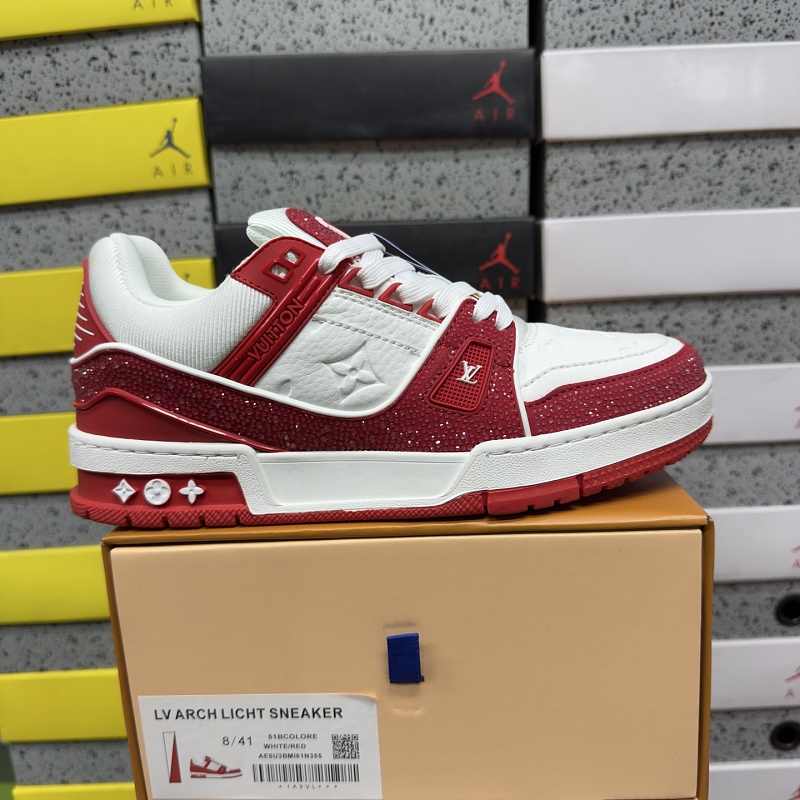 【BD Batch】Trainer 36-45 红白牛仔 水钻