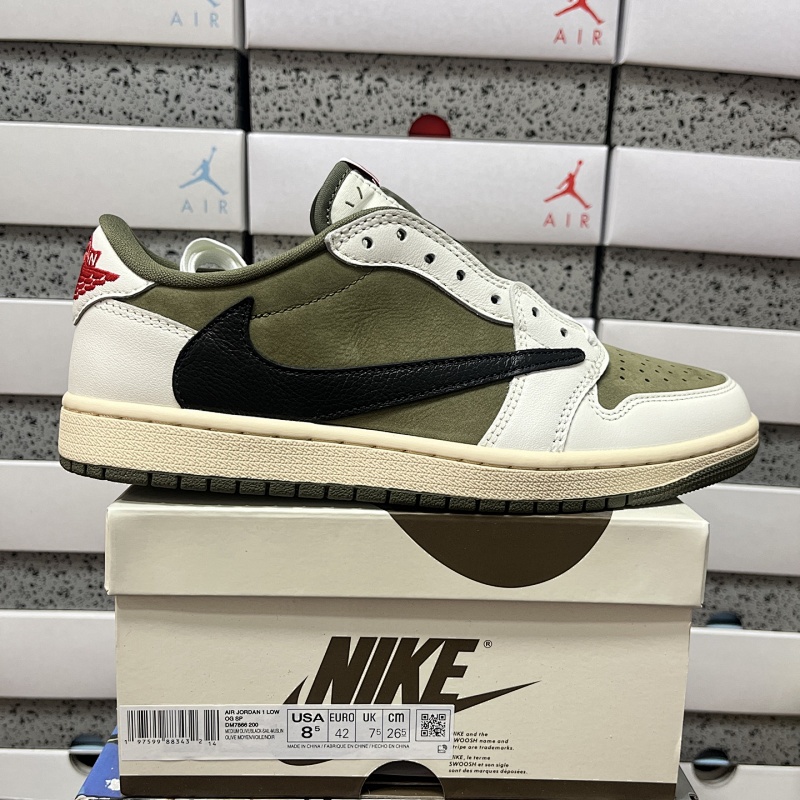 【PK Batch】 Fragment x TS x Air Jordan 1 Low DM7866-200 倒钩9.0（36-48.5）（36-47.5）