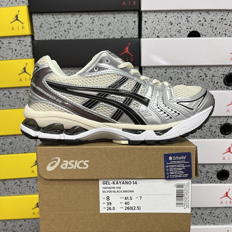 【KE版】GEL-KAYANO 14 36-46 1201A019-108银棕