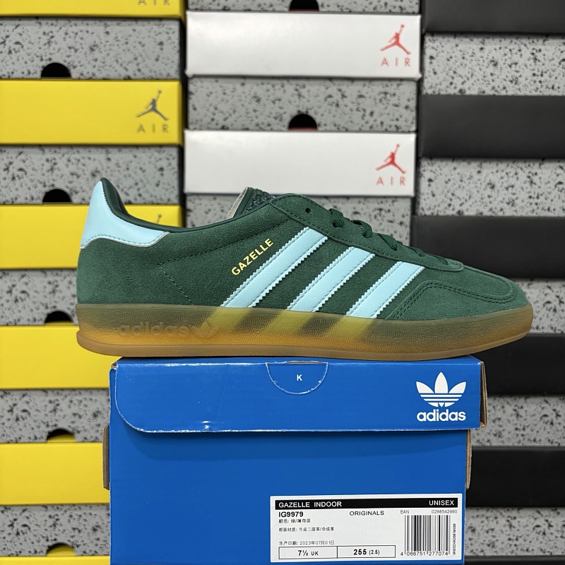 【CS Batch】GAZELLE INDOOR 35.5-46 绿/蒲荷蓝 IG9979