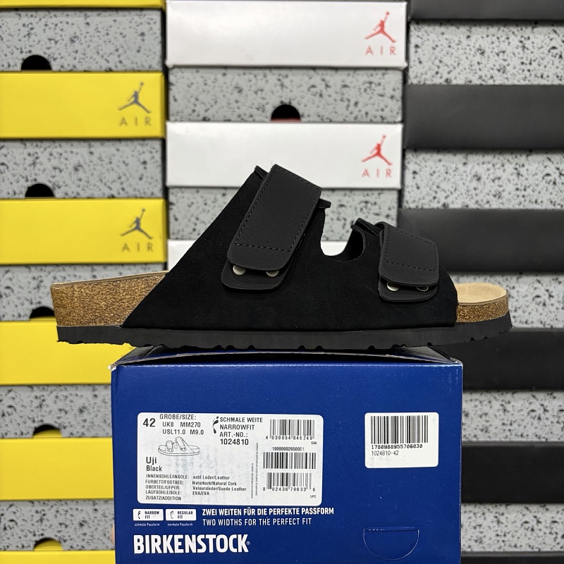 【东莞G版】博肯Birkenstock Naples Wrapped穆勒系列（35-45）UJI黑色