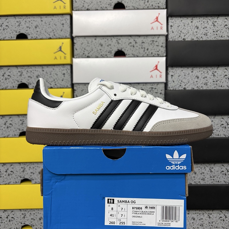 【CS Batch】Samba OG 35.5-46 35.5-46 白灰黑 B75806