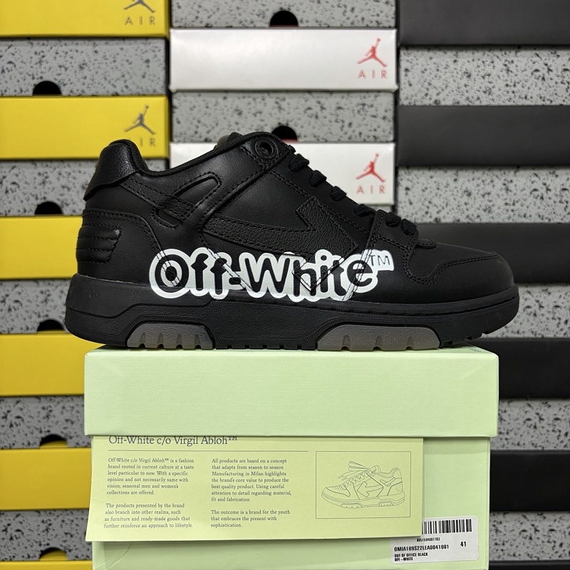 【LS Batch】OFF-WHITE 36-47 2S22LEA00 41001 黑色涂鸦