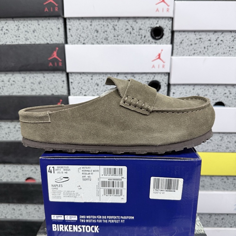 【东莞G版】博肯Birkenstock Naples Wrapped穆勒系列 NAPLES COFFEE 咖啡 36-45