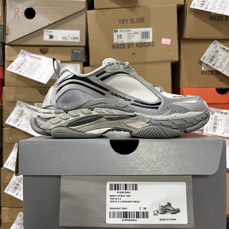 【VG版】Triple S.2 Triple s 2 35-45 灰色 1800