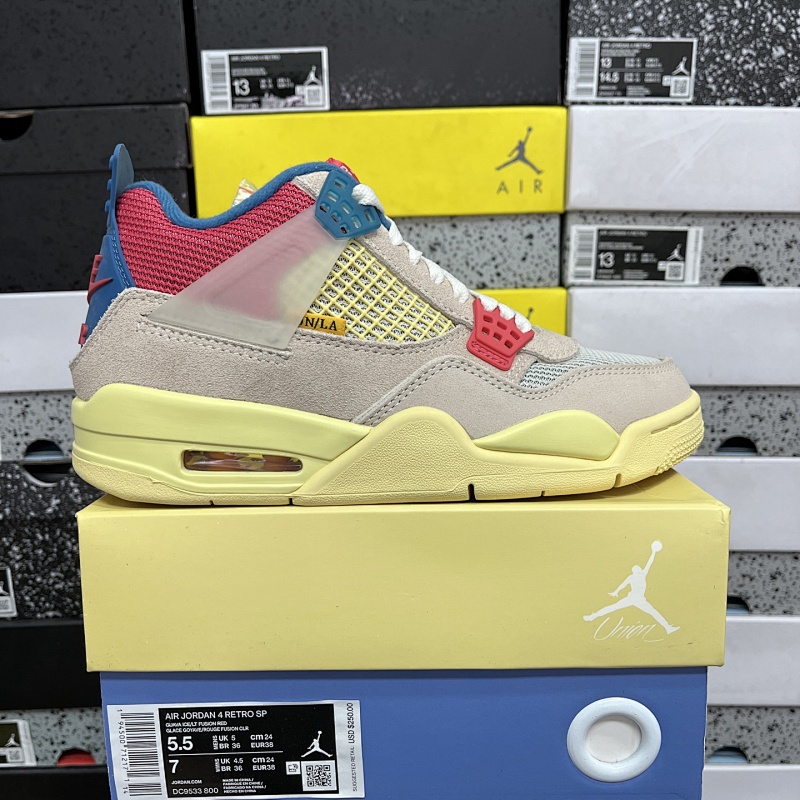【X10 Batch】AJ4（36-47.5）UN联名粉红蓝 DC9533-800