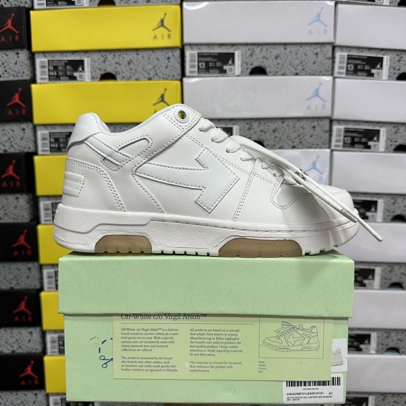 【C Batch】 OFF-WHITE Out Of Office "OWIA259F21LEA 0010101全白"