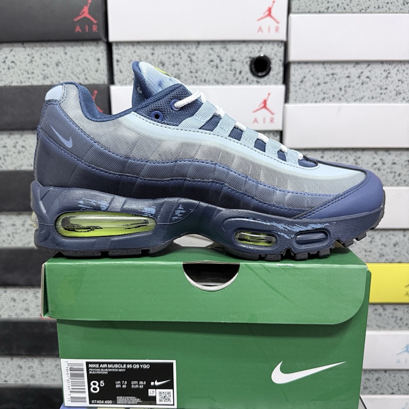 【KZ2.0版】Air Max 95 40-48.5 II7404-400 蓝灰