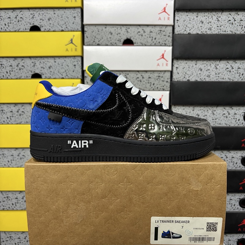 【YO Batch】1V x Air Force1 Low 空军联名金枪银 38-46