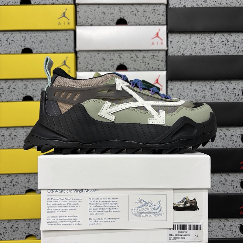 【LS Batch】Off-White™ 36-47 Odsy 森林绿 S22 15501
