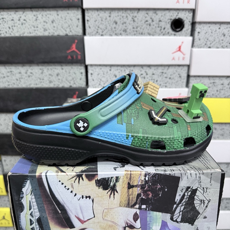 【XY版】Bape x Crocs Classic Clog Sandals M4-M11我的世界