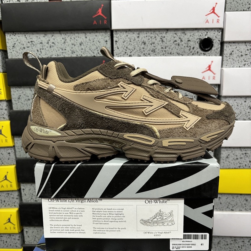 【LS Batch】Off-White C/O VirGil Abloh 36-47 10062 棕黄绒