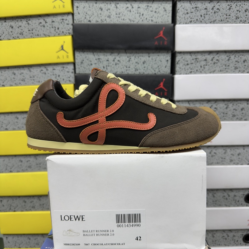 【M Batch】Lwewe Ballet Runner 2.0 Sneakers 36-45 棕红 MBR2282X09 7847