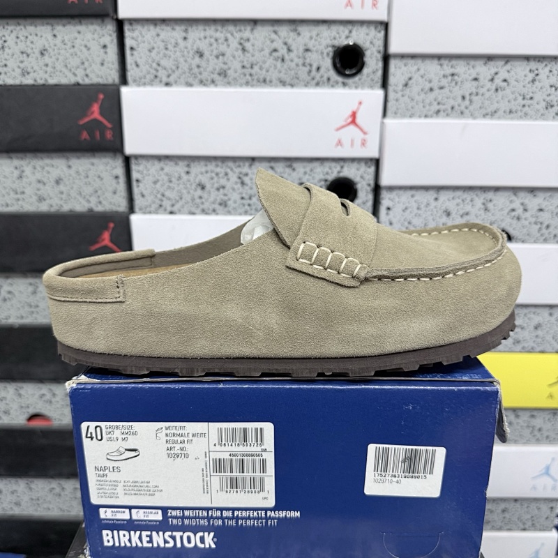 【东莞G版】博肯Birkenstock Naples Wrapped穆勒系列 NAPLES TAUPF驼色 36-45