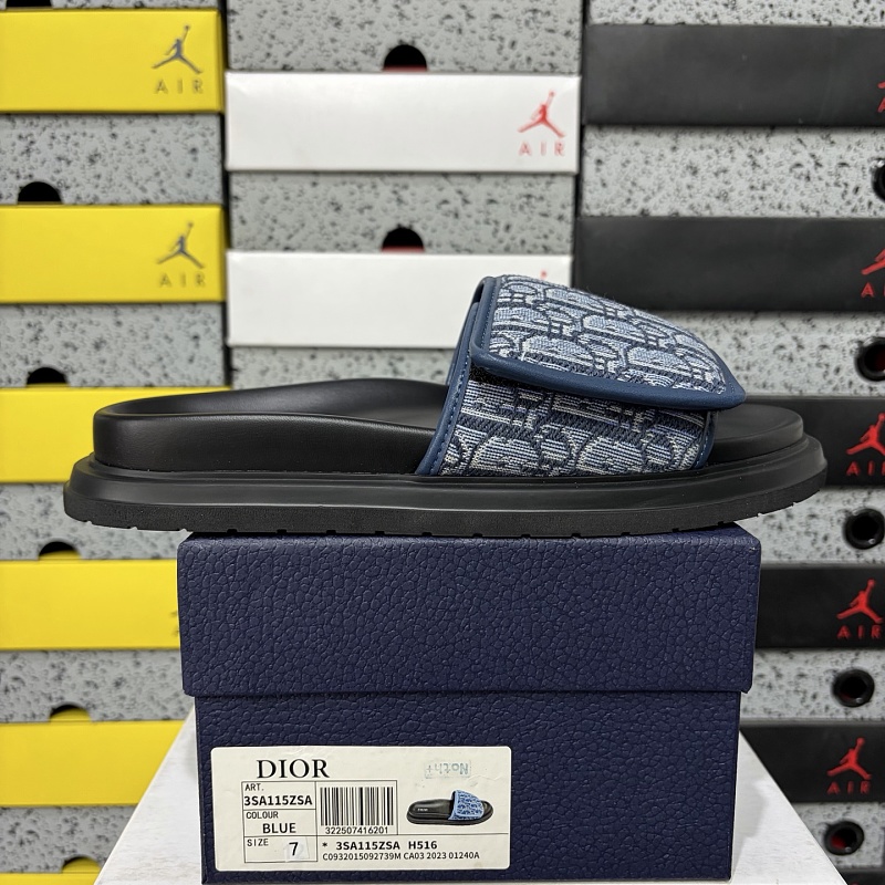 【YO Batch 】Aqua Silde 魔术贴 蓝色包头拖顶 39-45